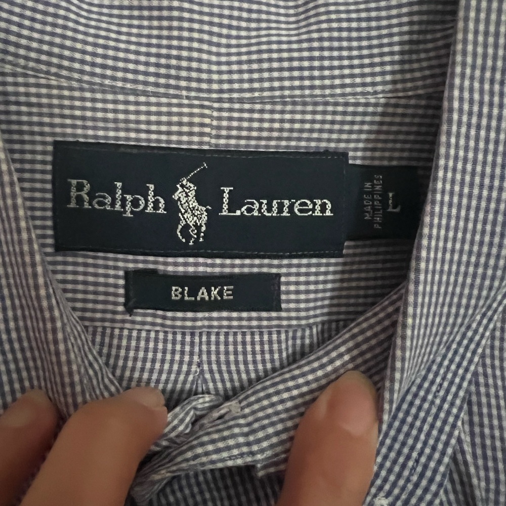 Ralph Lauren, small check shirt